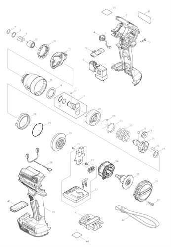 Makita ersatzteile für dtd171 - für,
