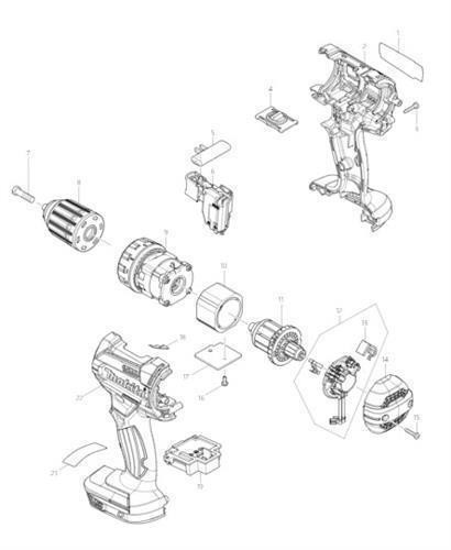 Makita ersatzteile für ddf482 - makita,