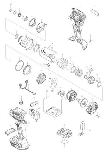 Makita ersatzteile für dtd172 - für,