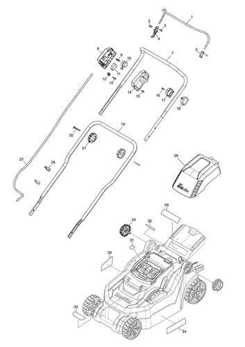 Makita ersatzteile für - für, dlm382