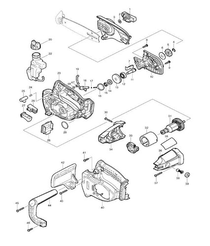 Makita ersatzteile für duc122 - ersatzteile,
