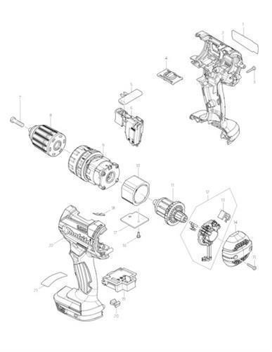 Makita ersatzteile für dhp482 - makita,
