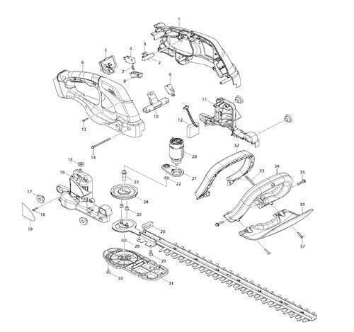 Makita ersatzteile für duh523 - makita,