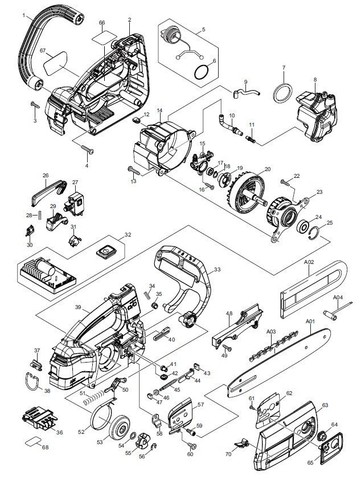 Makita ersatzteile für duc254 - makita,
