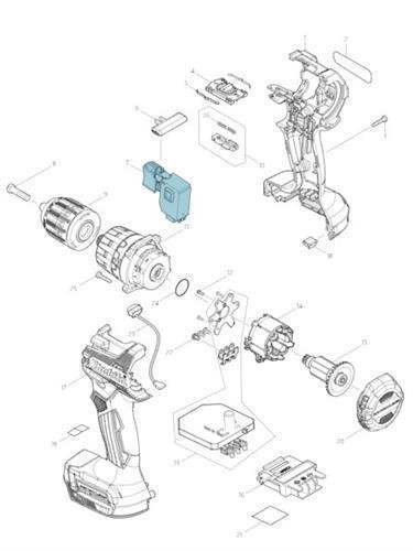 Makita ersatzteile für dhp487 - makita,